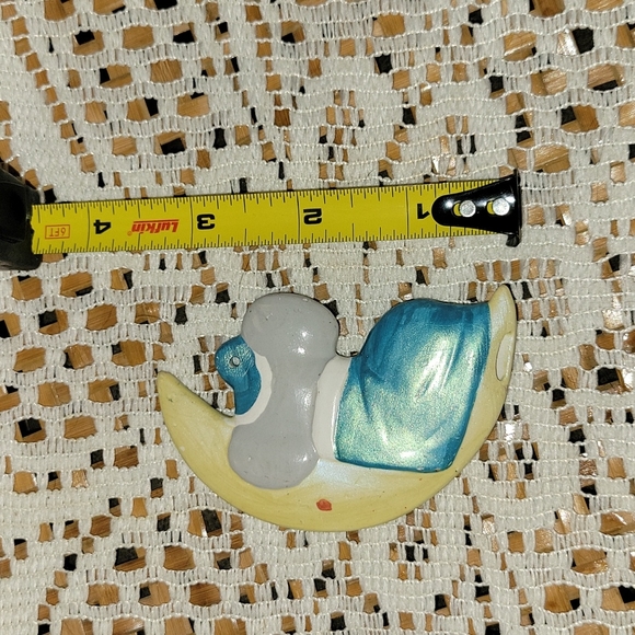 Vintage | Set of 5 Hand Painted Ceramic  Christmas Ornaments - Picture 10 of 14